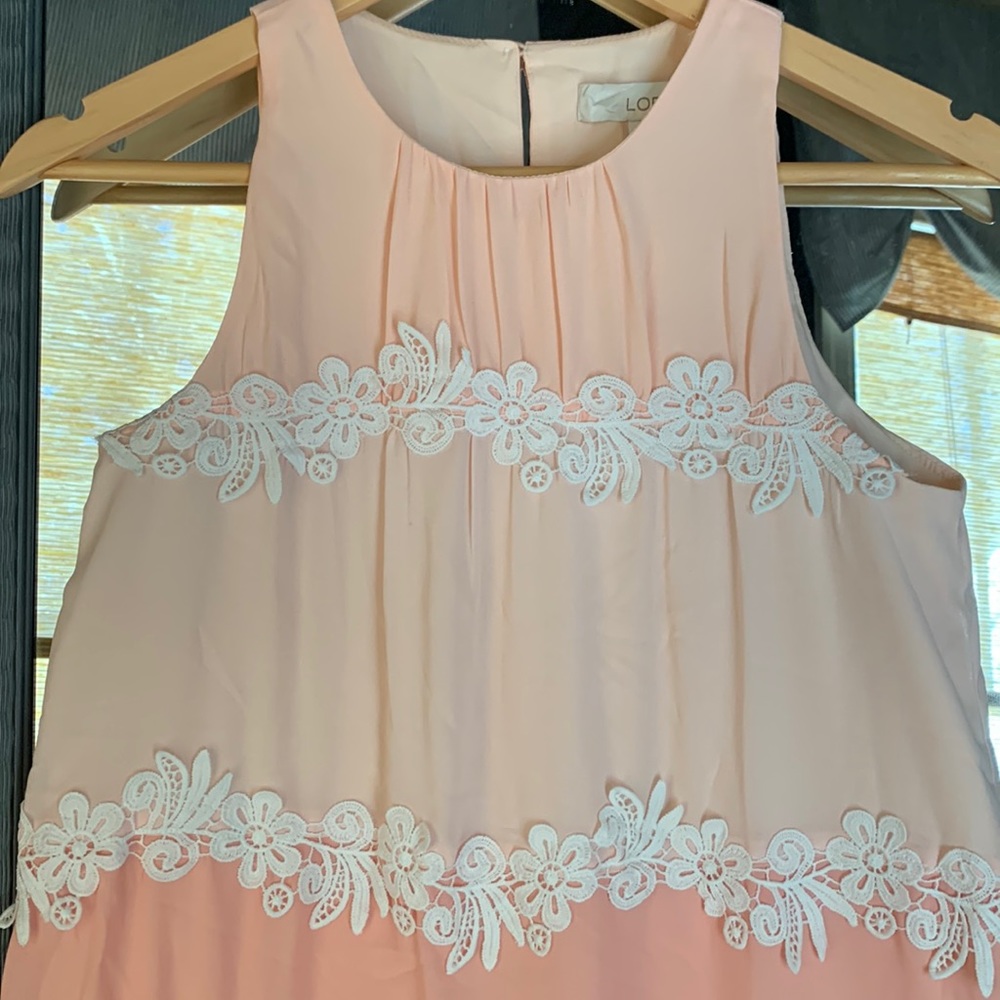 NWT, LOFT, Pink Ombre Sleeveless Blouse
